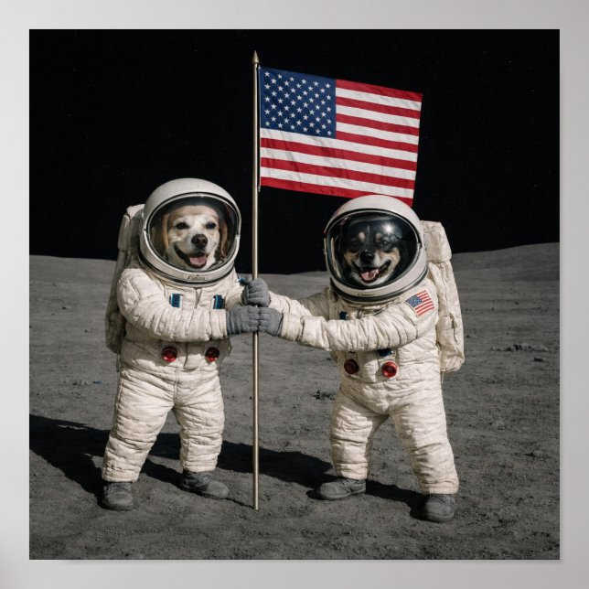 Affiche "Asto-Dogs" (Devant)