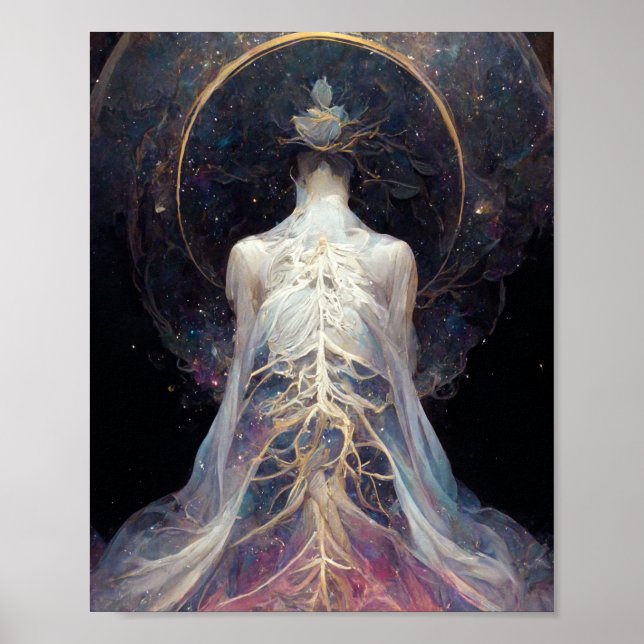 Affiche Astral Ganglia 2 Imaginaire Science Fiction Art (Devant)