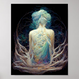 Affiche Astral Ganglia 3 Imaginaire Science Fiction Art