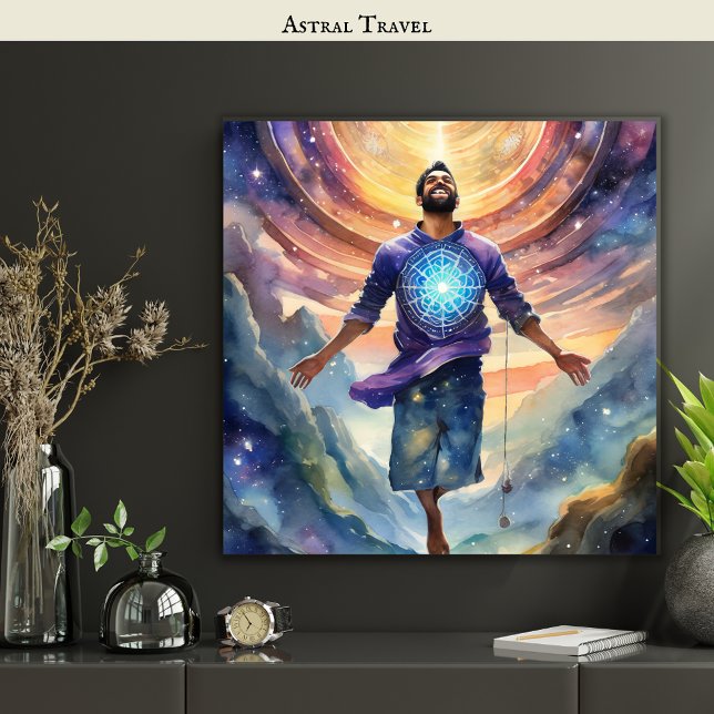 Affiche Astral Travel OBE Lucid Dreamer Dream Signifie (Créateur téléchargé)