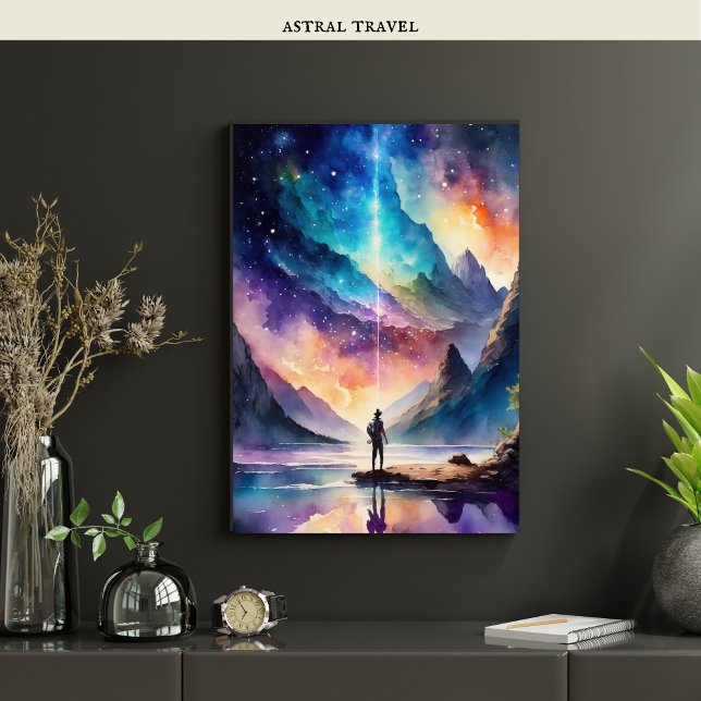 Affiche Astral Travel OBE Lucid Dreamer Dream Signifie (Créateur téléchargé)