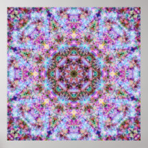 Astrid - Pastel Pink & Purple Psychedelic Mandala
