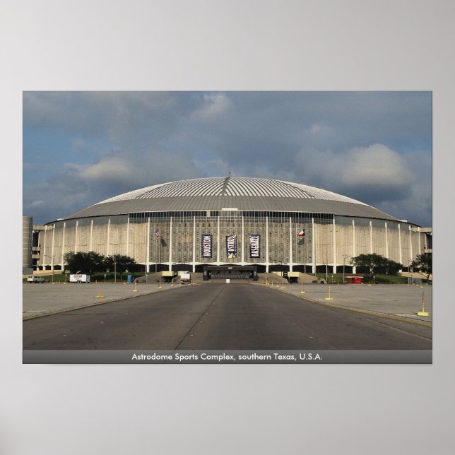 Affiche Astrodome Sports Complex, sud du Texas, États-Unis (Devant)