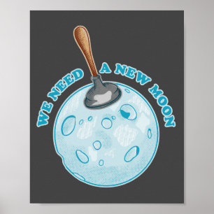 Affiche Astrologie de la nouvelle lune