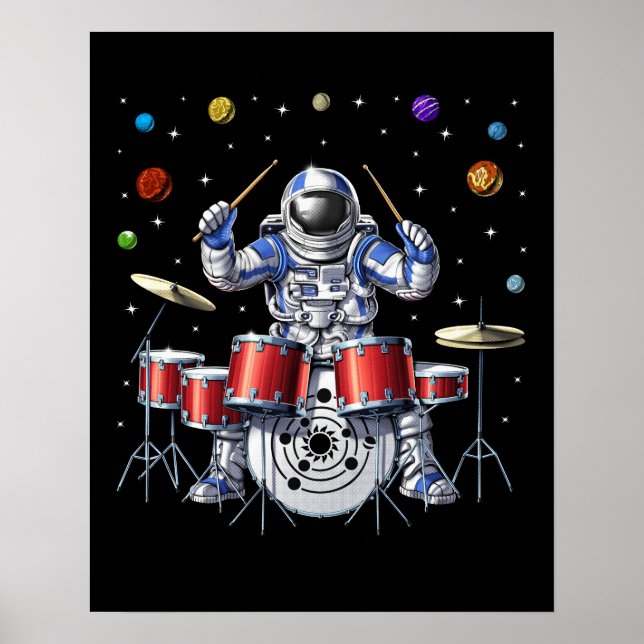 Affiche Astronaut Drummer (Devant)