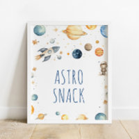 Astronaut Espace Astro Snacks Anniversaire