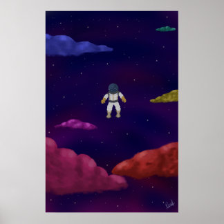 Affiche Astronauta a deriva