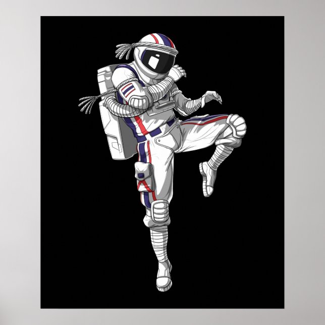 Affiche Astronaute de Muay (Devant)