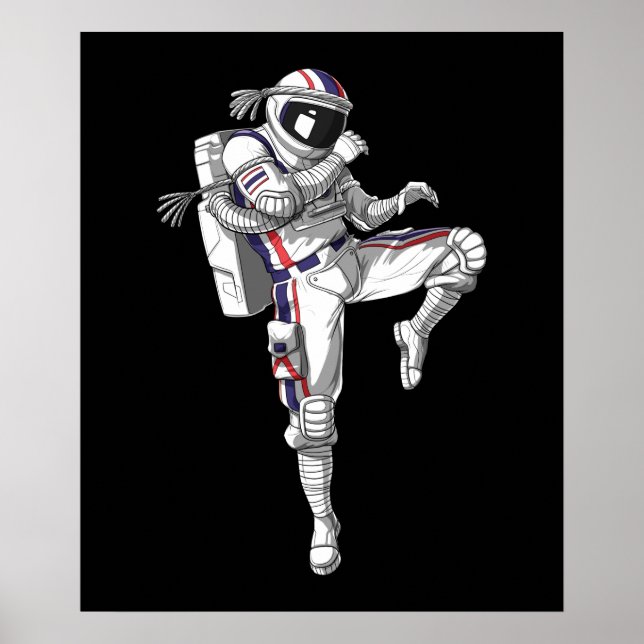 Affiche Astronaute de Muay (Devant)