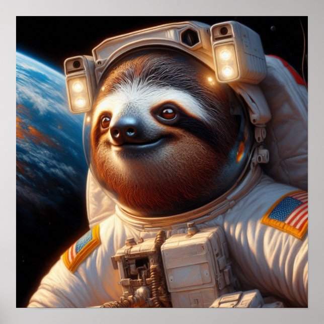 Affiche Astronaute de Sloth (Devant)