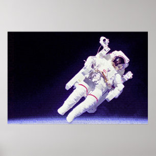 Affiche Astronaute des États-Unis