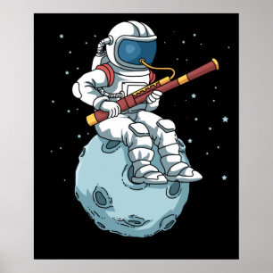 Affiche Astroniste Bassoonist
