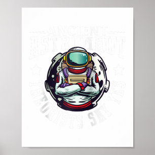 Affiche Astronome Astronomie Système solaire