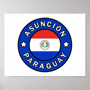 Affiche Asunción Paraguay