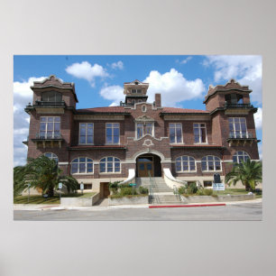 Affiche Atascosa County Courthouse, Jourdandon, Texas