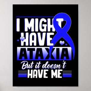 Affiche Ataxie Signe Neurologique Hémataxie Ruban Bleu Ne