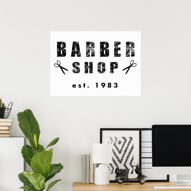 Affiche Atelier de barbier (Bureau à domicile)