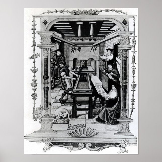 Affiche Atelier d'impression (Devant)