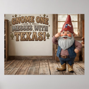 Affiche "Atelier Gnome Un seme la zizanie au Texas"