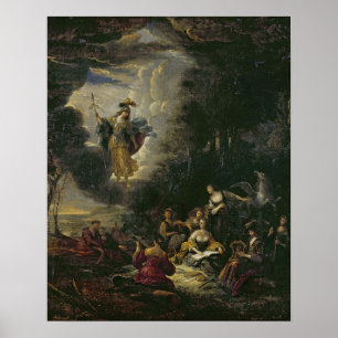 Affiche Athéna visitant les Muses