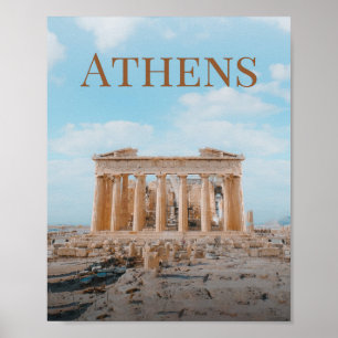 Affiche Athènes Grèce