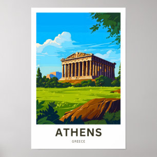 Affiche Athènes Grèce Imprimer