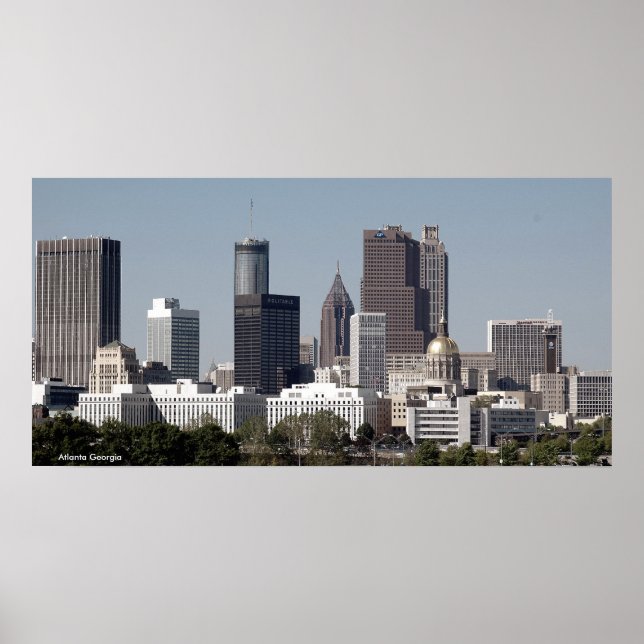 Affiche Atlanta Géorgie (Devant)