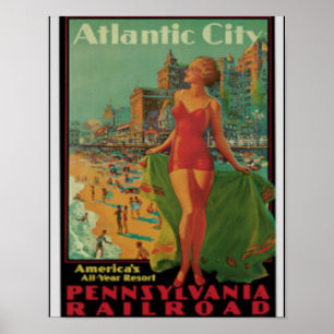 Affiche Atlantic City New Jersey