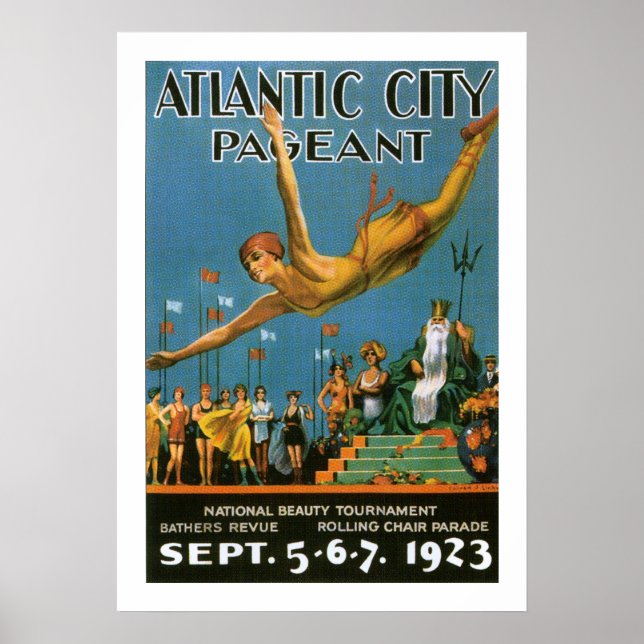 Affiche Atlantic City Pageant (frontière) (Devant)