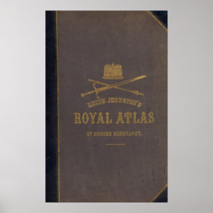 Affiche atlas royal de la géographie moderne