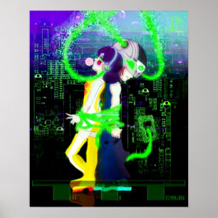 Affiche Attaché à la technologie