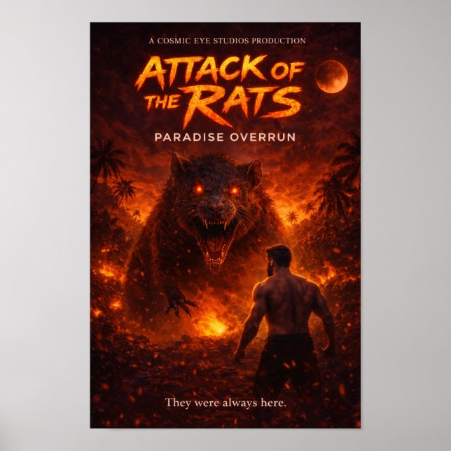 Affiche Attack of the Rats — Paradise Overrun (Devant)