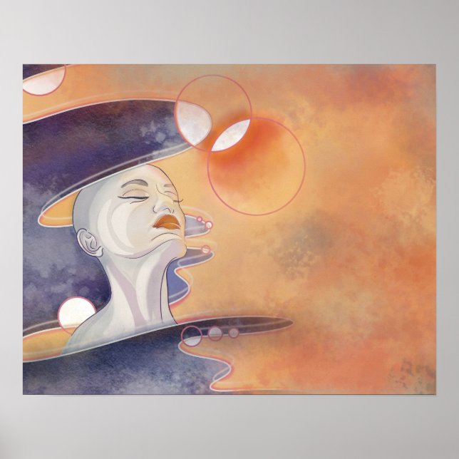 Affiche Attaque à la nébuleuse et collier galactique à per (Devant)