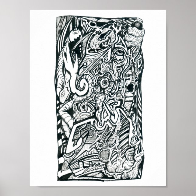 Affiche Attaque anxieuse de Brian Benson (Devant)