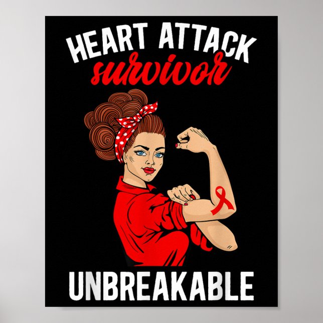 Affiche Attaque cardiaque Survivor Incassable Attaque card (Devant)