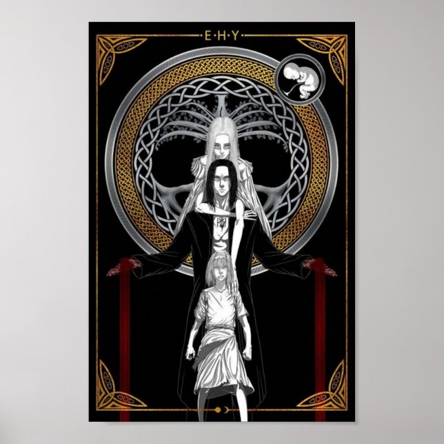 Affiche Attaque contre titan eren et ymir (Devant)