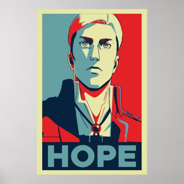 Affiche Attaque contre Titan Erwin Smith Hope version 2 (Devant)