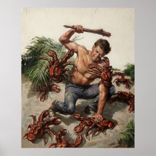 Affiche Attaque de crabe