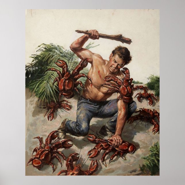 Affiche Attaque de crabe (Devant)