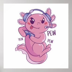 Affiche Attaque du défi Axolotl