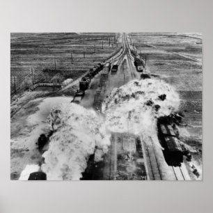 Affiche Attaque ferroviaire