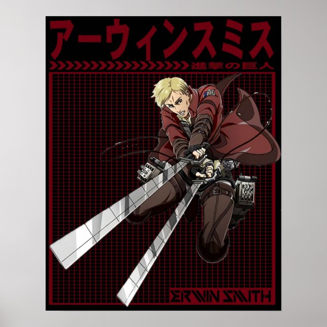 AFFICHE ATTAQUE SUR TITAN ERWIN SMITH (Devant)