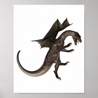 Affiche attaquer l'art animal asiatique.