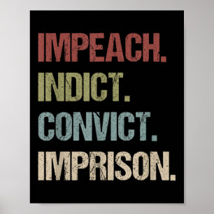 Affiche Atteindre Condamner Condamnation Emprisonnement An