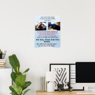 Affiche Attendez Maman dans le Bleu Céleste 2 photos