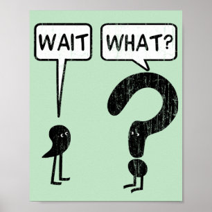 Affiche Attendez, quoi ? Humour de grammaire