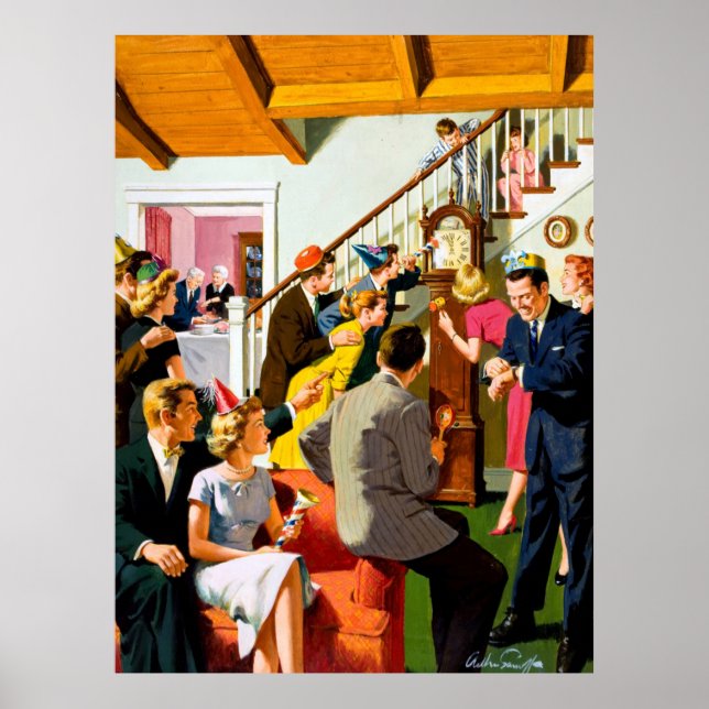 Affiche Attente d'une nouvelle année (Devant)