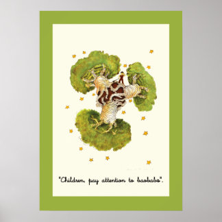 Affiche Attention aux baobabs