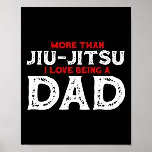 Affiche Attention Je peux arts martiaux Judo Jiu Jitsu Fig