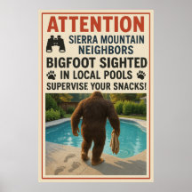 Attention Sierra Mountain Neighbours - Bigfoot Poo
